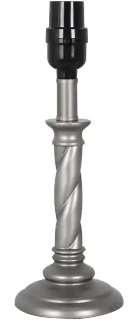 Walmart Mainstays Twist Accent Lamp, Nickel offer