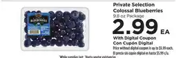 Food 4 Less Private Selection Colossal Blueberries offer