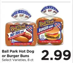 Food 4 Less Ball Park Hot Dog or Burger Buns offer