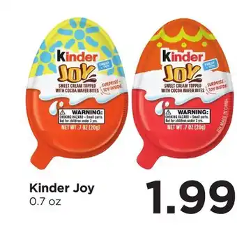 Food 4 Less Kinder Joy offer