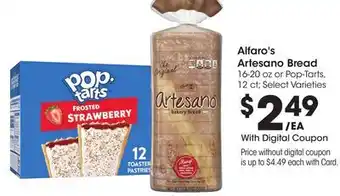 Ralphs Alfaro's Artesano Bread offer