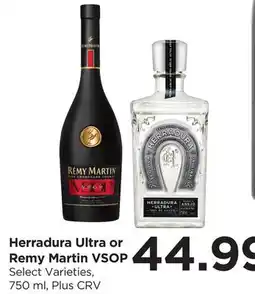 Food 4 Less Herradura Ultra or Remy Martin VSOP offer