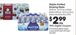 Ralphs Ralphs Purified Drinking Water offer