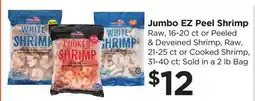 Food 4 Less Jumbo EZ Peel Shrimp offer