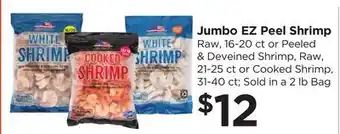 Food 4 Less Jumbo EZ Peel Shrimp offer