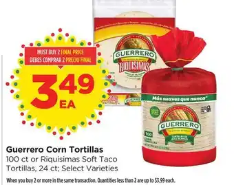 Food 4 Less Guerrero Corn Tortillas offer