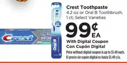 Food 4 Less Crest Toothpaste offer