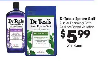 Ralphs Dr Teal's Epsom Salt offer