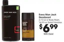 Ralphs Every Man Jack Deodorant offer