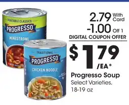 Ralphs Progresso Soup offer