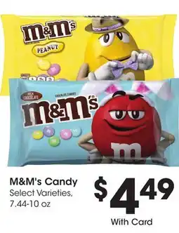 Ralphs M&M's Candy offer