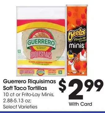 Ralphs Guerrero Riquisimas Soft Taco Tortillas offer