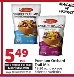 Albertsons Premium Orchard Trail Mix offer