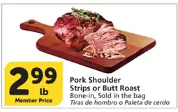 Albertsons Pork Shoulder Strips or Butt Roast offer