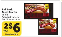 Albertsons Ball Park Meat Franks offer