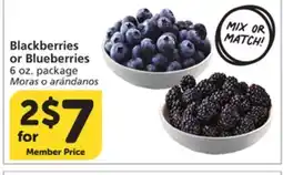 Albertsons Blackberries or Blueberries offer