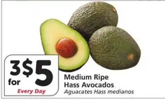 Albertsons Medium Ripe Hass Avocados offer