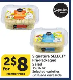 Albertsons Signature SELECT Pre-Packaged Salad offer