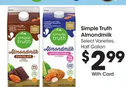 Ralphs Simple Truth Almondmilk offer