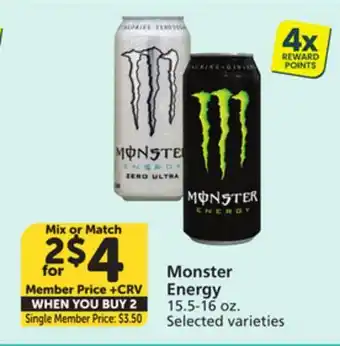 Albertsons Monster Energy offer