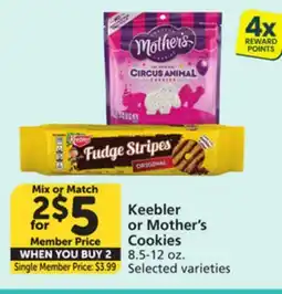 Albertsons Keebler or Mother's Cookies offer