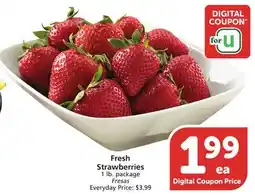 Albertsons Fresh Strawberries offer