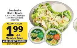 Albertsons Bonduelle Bistro Bowls offer