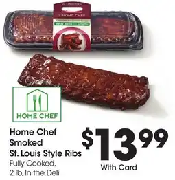 Ralphs Home Chef Smoked St. Louis Style Ribs offer