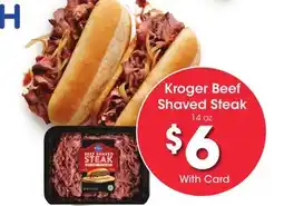 Ralphs Kroger Beef Shaved Steak offer