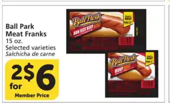 Vons Ball Park Meat Franks offer