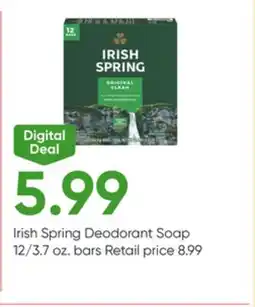 Stater Bros Irish Spring Deodorant Soap offer