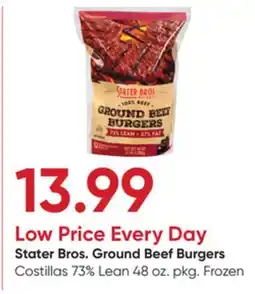 Stater Bros Stater Bros. Ground Beef Burgers offer