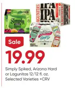 Stater Bros Simply Spiked, Arizona Hard or Lagunitas offer