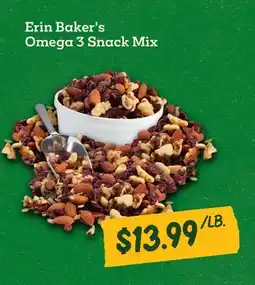 Sprouts Farmers Market Erin Baker's Omega 3 Snack Mix offer