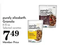 Pavilions purely elizabeth. Granola offer