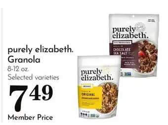 Pavilions purely elizabeth. Granola offer