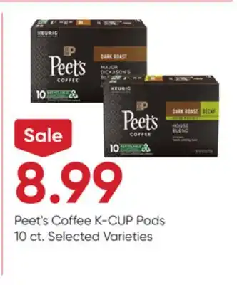 Stater Bros Peet's Coffee K-CUP Pods offer