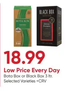 Stater Bros Bota Box or Black Box offer