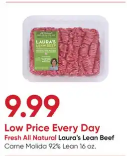 Stater Bros Fresh All Natural Laura's Lean Beef offer