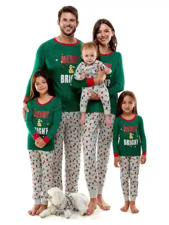 Walmart Derek Heart Newborn Baby Merry and Bright Matching Family Pajamas, Sizes NB-3/6M offer