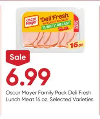 Stater Bros Oscar Mayer Family Pack Deli Fresh Lunch Meat offer