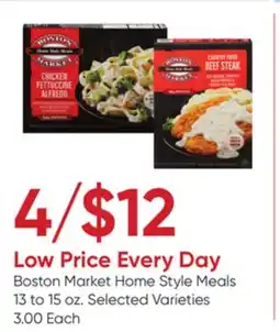 Stater Bros Boston Market Home Style Meals offer