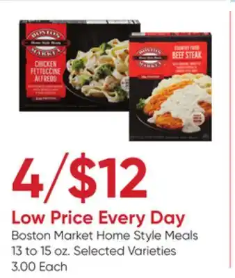 Stater Bros Boston Market Home Style Meals offer