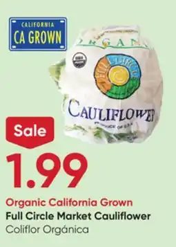 Stater Bros Full Circle Market Cauliflower offer