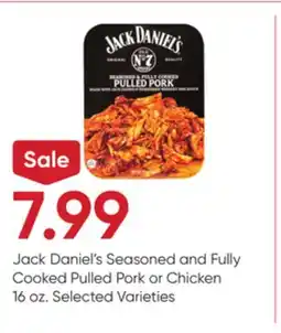 Stater Bros Jack Daniel's Seasoned and Fully Cooked Pulled Pork or Chicken offer