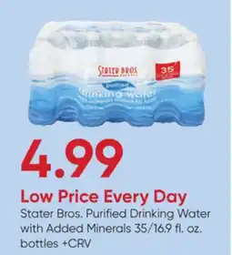 Stater Bros Stater Bros. Purified Drinking Water with Added Minerals offer