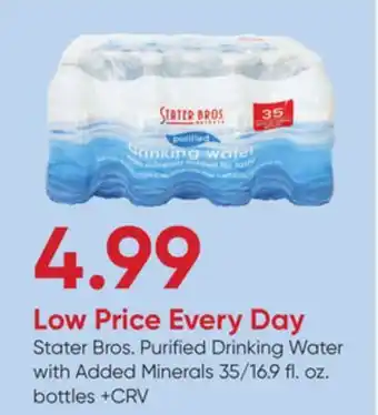 Stater Bros Stater Bros. Purified Drinking Water with Added Minerals offer