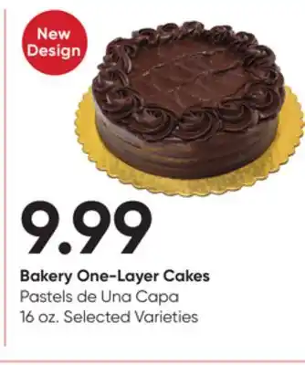 Stater Bros One-Layer Cakes offer