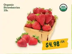 Sprouts Farmers Market Organic Strawberries offer