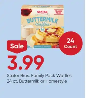 Stater Bros Stater Bros. Family Pack Waffles offer